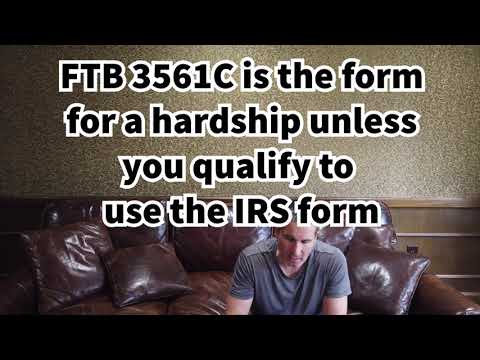 FTB Financial Hardship - How To Get It and Forms You Can Use