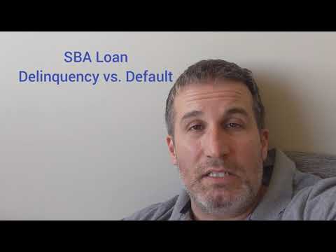 SBA Loan Delinquency vs Default Explained by an Attorney
