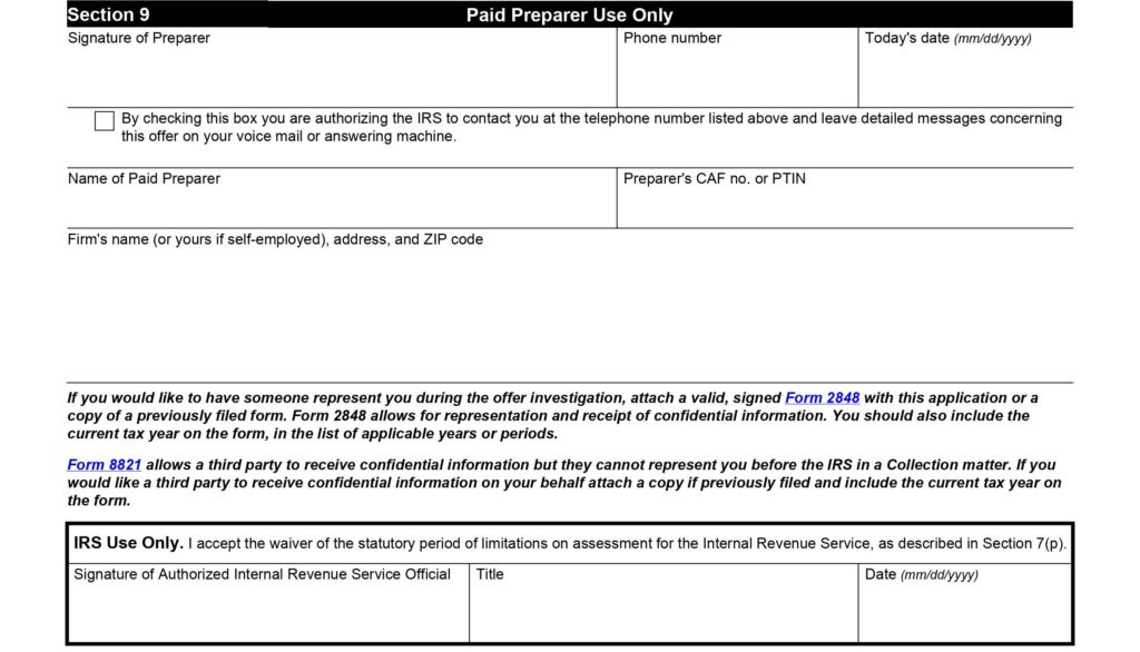 How to Fill Out IRS Form 656 Offer In Compromise