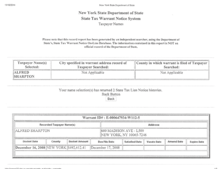 New York State Tax Collections - When NYS Wants Back Due Tax Debt