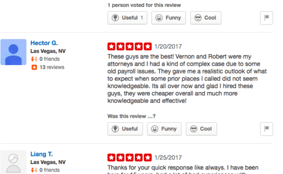 Yelp review for tax resolution professionals - consultation call