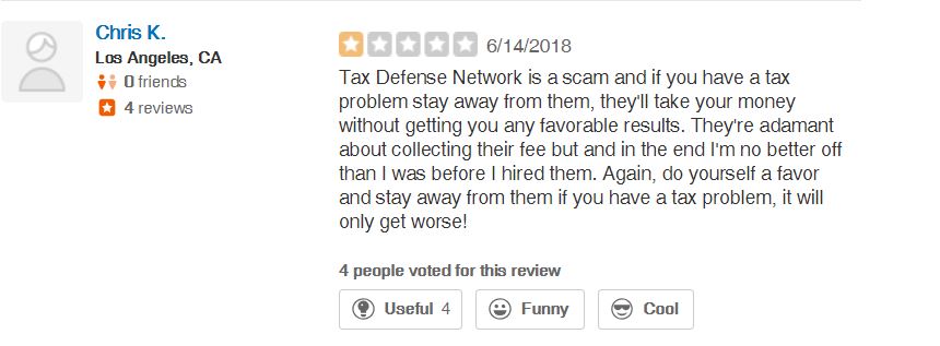 tax defense network review