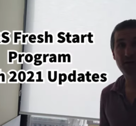irs fresh start program 2021