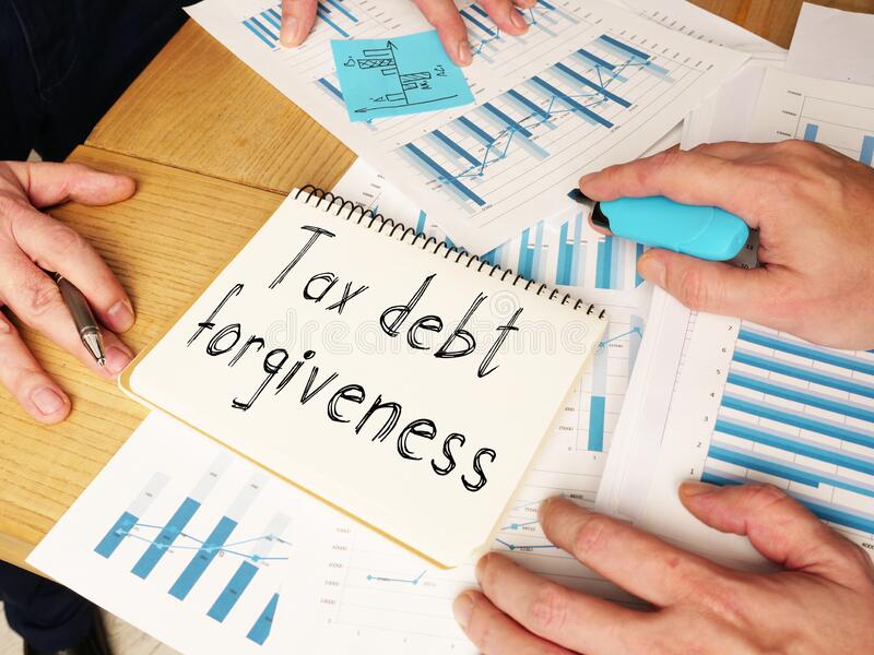 tax-debt-forgiveness-shown-conceptual-business-photo-199393038.jpg