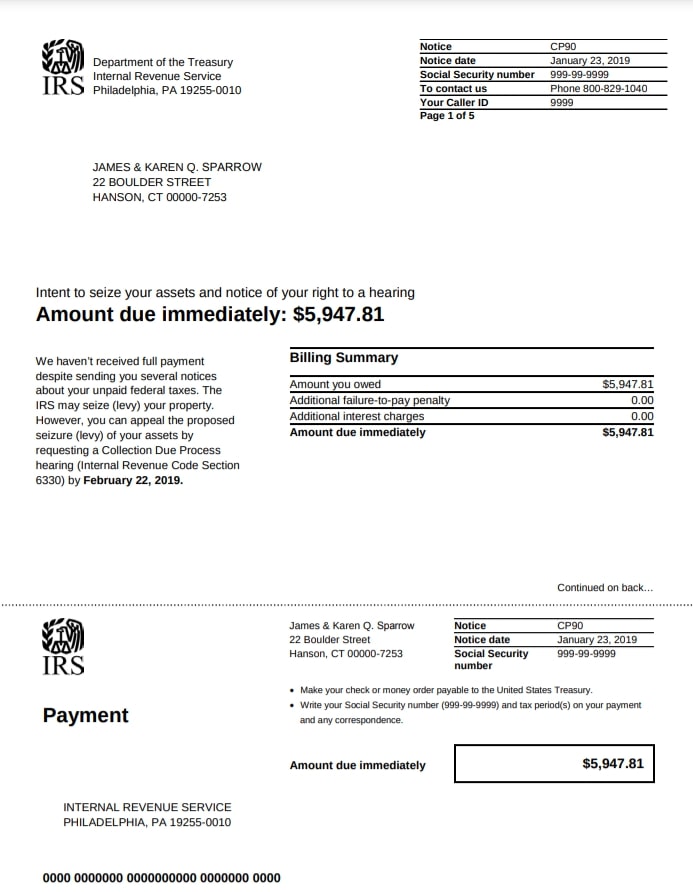 IRS Certified Mail Understanding Your Letter And Responding