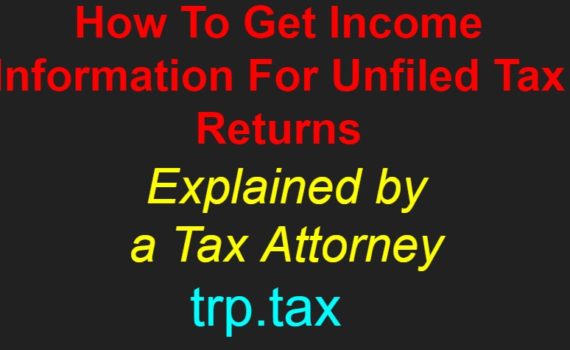 unfiled tax returns